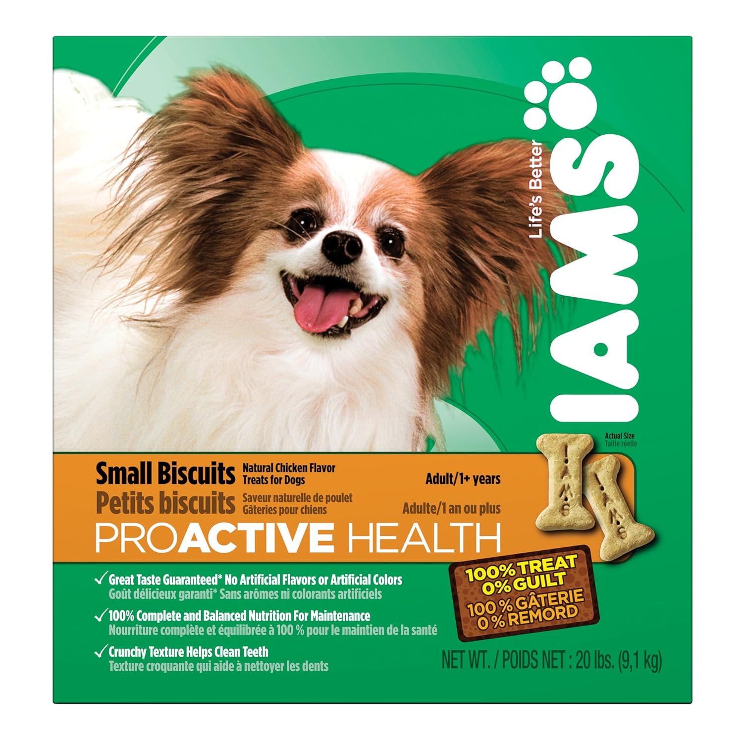 IAMS PROACTIVE HEALTH Adult Small Dog Biscuits Natural