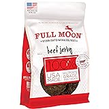 Full Moon Beef Jerky Healthy All Natural Dog Treats Human Grade Made in USA Grain Free 11 oz