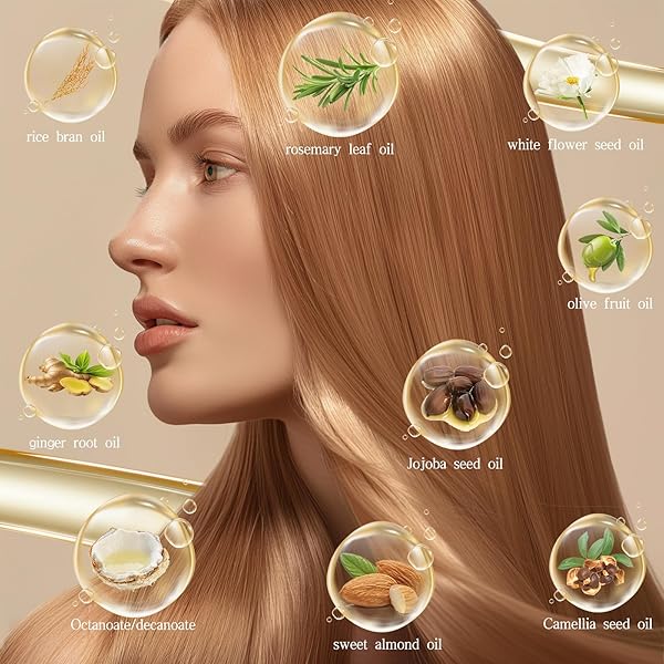 VELUCENTCHARM ROSEMARY ORGANIC HAIR GROWTH OIL FOR ALL HAIR TYPES WITH JOJOBA AND SWEET ALMOND OIL, ROSEMARY ESSENTIAL OIL FOR HAIR AND SKIN CARE, 1.75 FL OZ
