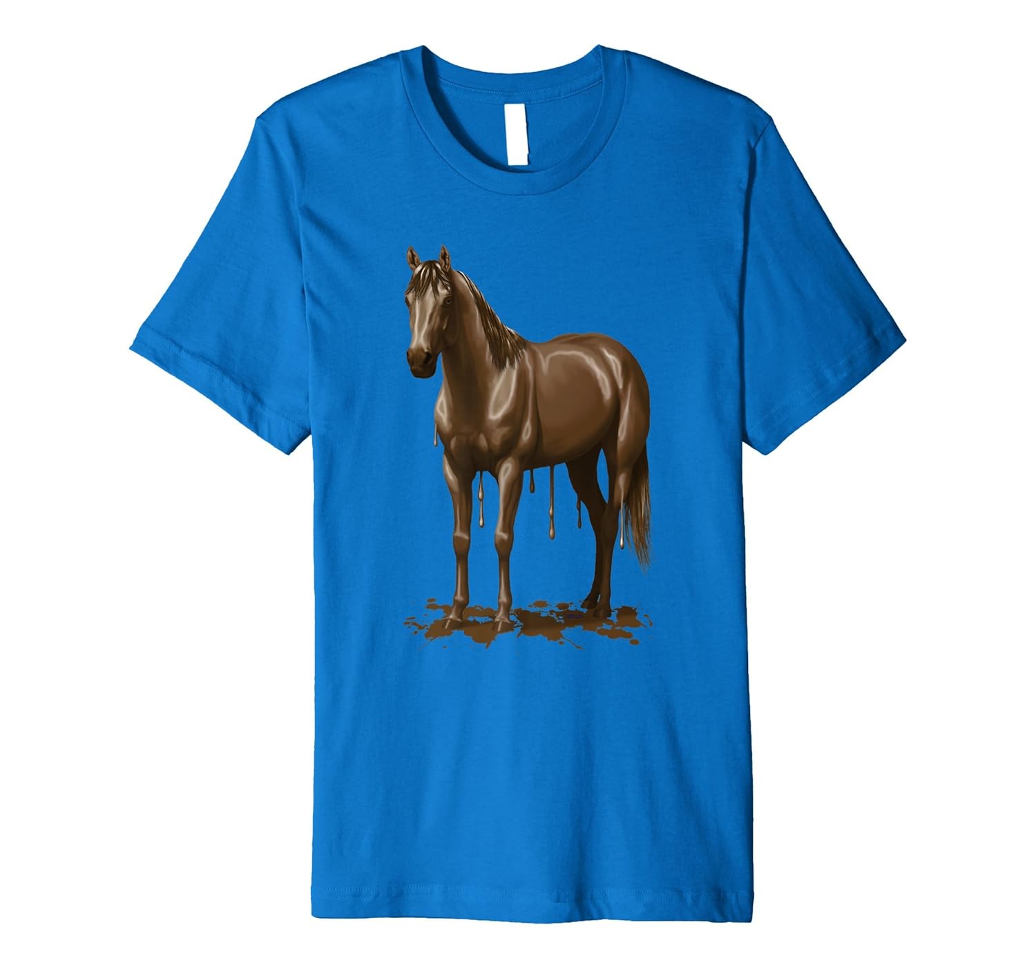 Funny Melting Chocolate Brown Bay Horse Lover-anz