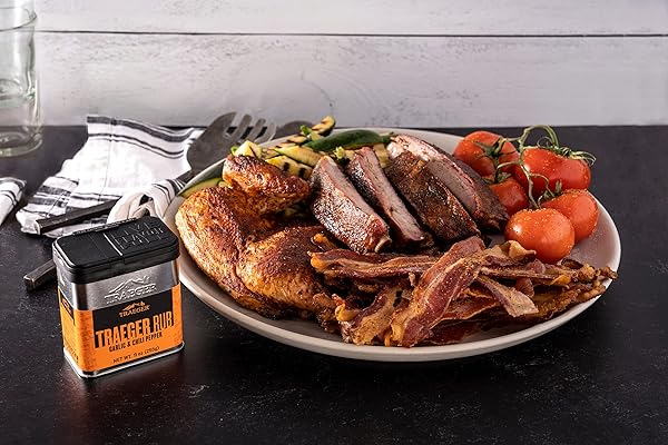 TRAEGER GRILLS SPC174 TRAEGER RUB WITH GARLIC AND CHILI PEPPER