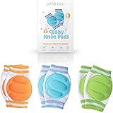 Anti-Slip Knee Pads for Babies, Adjustable Baby Knee Pads for Walking, Breathable Baby Crawling Knee Pads for Baby Protection