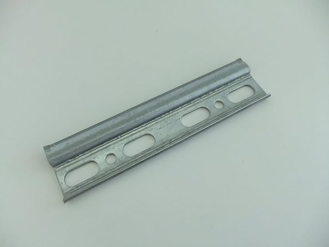 2 Stück 125 mm Schiene für Schrankaufhänger - Wandschiene für