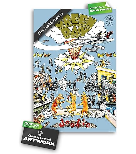 Amazon.com: Green Day - Music Poster (Dookie - Album Cover) (Size