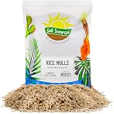Soil Sunrise Horticultural Grade Rice Hulls (4 Quarts) All Natural Organic for House Plants and Chicken Bedding