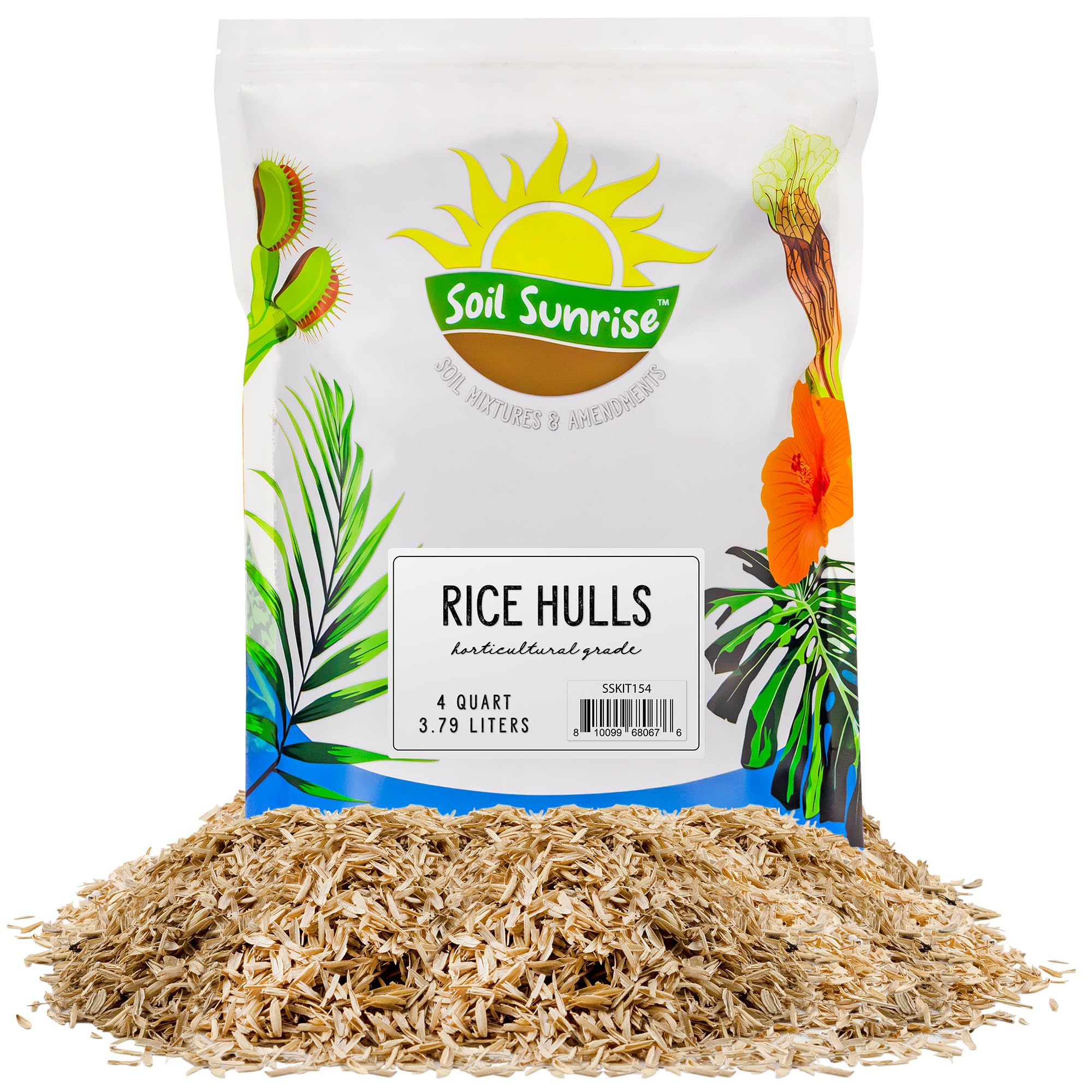 Photo 1 of Horticultural Grade Rice Hulls (4 Quarts); All Natural Organic for House Plants and Chicken Bedding