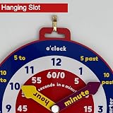 Temple Lodge Early Learning Teaching Clock with Moveable Hands 20cm Magnetic view 5