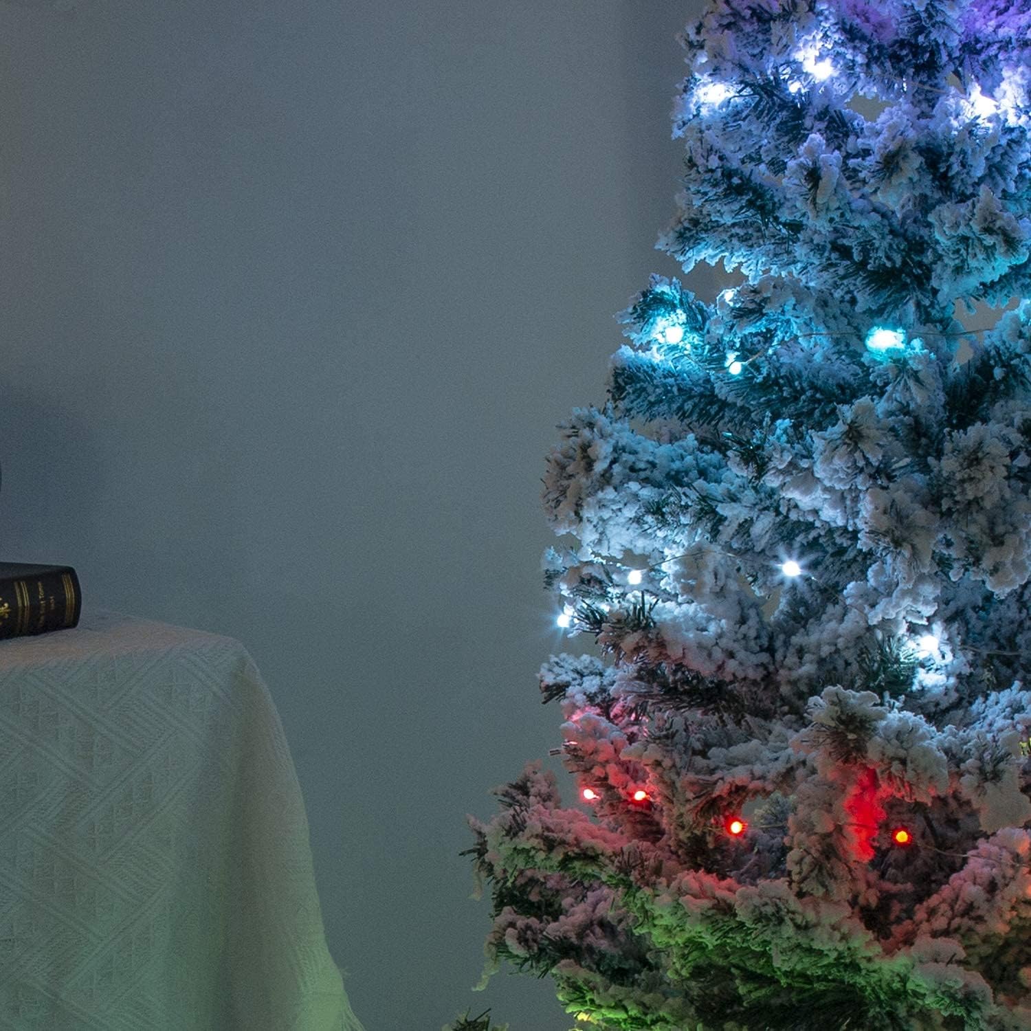 Vanthylit Fairy Lights USB Plug in String Lights with 100 RGB Led Christmas Lights Fairy String Lights for Party Wedding Festival Bedroom Dorm Table Decoration - - 