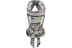 Contours Baby Carrier Newborn to Toddler |Cocoon 5 Position Convertible Easy-to-Use Baby Wrap Carrier with Pockets for Men and Women, Newborn, Face in, Face Out, Back & Hip (8-33 lbs) - Lunar Gray