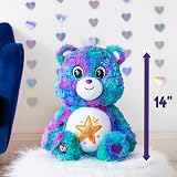 Care Bears Good Wishes Bear Plush 35 cm Soft Multicolor Fur Belly Badge Toy view 4