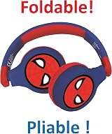 LEXIBOOK Spiderman 2-in-1 Bluetooth Headphones Kids 85dB Foldable HPBT010SP view 6