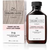COLORCHARM Permanent Liquid Hair Toners | Neutralize Brass | Healthy-Looking Blondes Tones | Vegan &amp; Free of Parabens