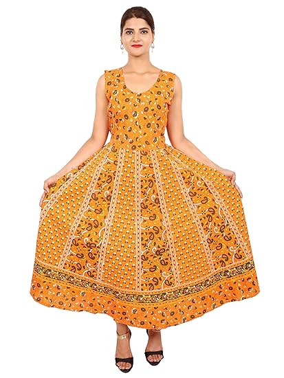 Women's A-Line Maxi Dress (JSL168_Blue_Free Size)