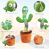 ARIEL-GXR Dancing Cactus Plush Toy Singing Talking Interactive Safe USB Charging view 5
