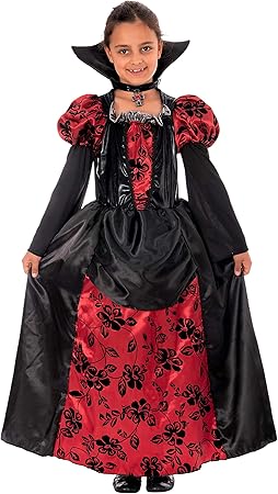 red and black fancy dress