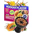 Shisha Hookah Flavors Exotic Sangria - 3.5 oz of Hookah Shisha Tobacco with Passion Fruit, Citrus Mix - Herbal Hookah Flavor - Hookah Tobacco Free & Nicotine Free with Real Organic Flavors