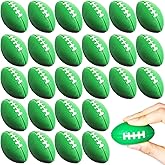 Blulu 30 Pack Mini Foam Football 2.17" Mini Football Party Favor Stress Ball Bulk Small Foam Sports Valentines Ball for Birthday Carnival Reward Party Bag Gift Filler(Green)