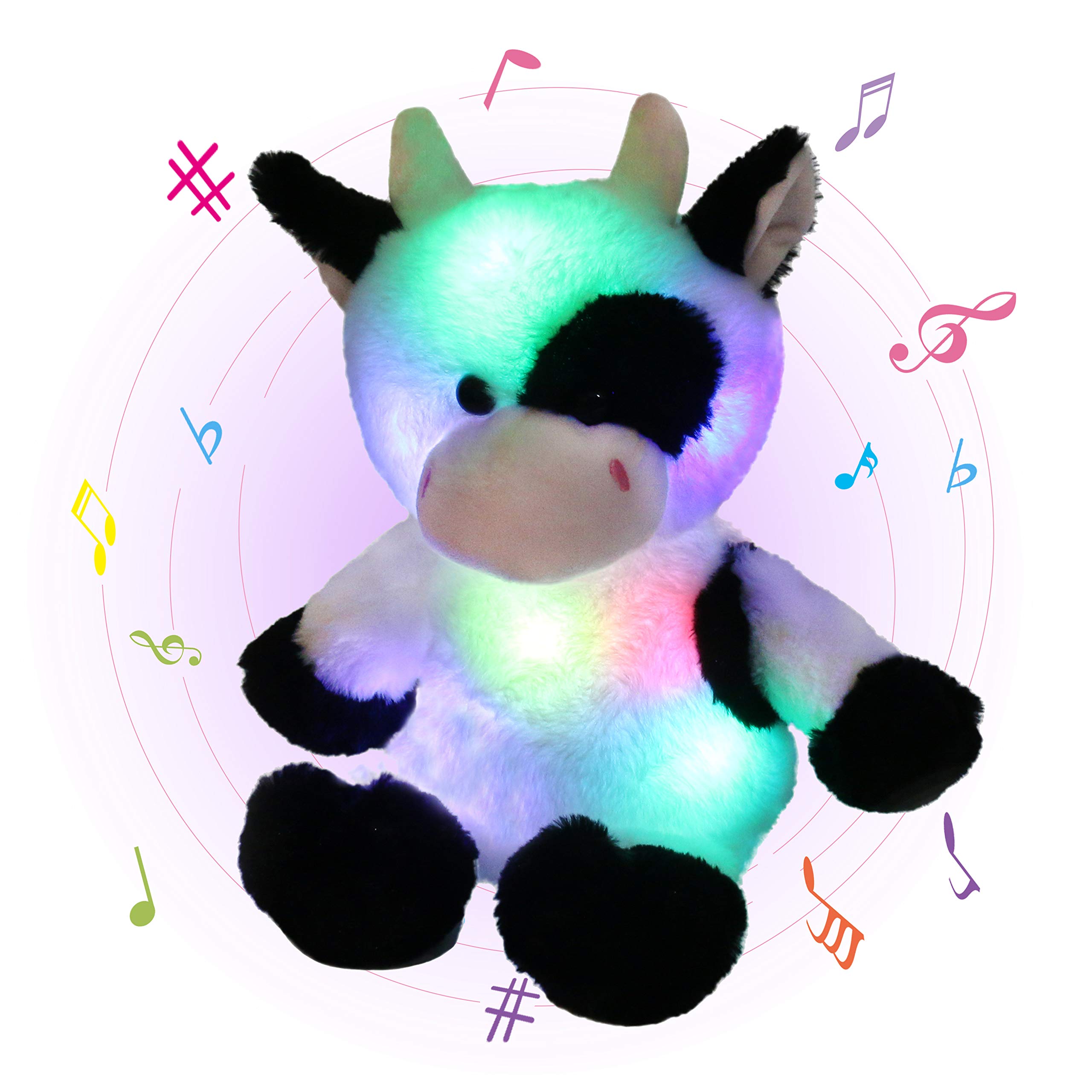 Glow Guards 15'' Light up Music Cow Stuffed Animals