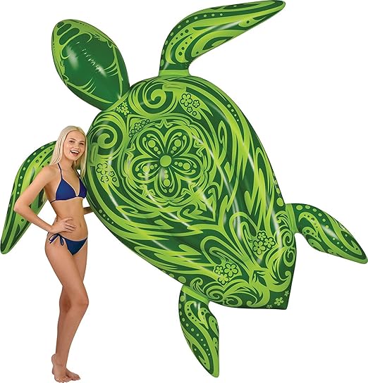 inflatable turtle pool toy