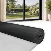 Black Aluminum Screen Mesh Roll 36 in x 100 ft, 18 x 16 Mesh for Windows | 0.22mm Aluminum Window Screen, Better Visibility Screen Replacement for Windows &amp; Doors, Patio, Porch &amp; DIY Projects