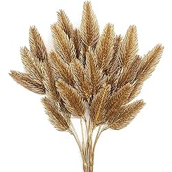 CATTREE Artificial Gold Plants Plastic Fake Grass