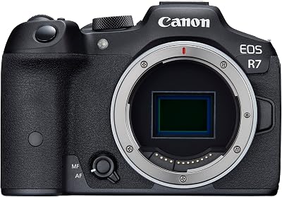 Canon EOS R7 Body 32.5 MP APS-C Dual Pixel CMOS AF II 4K UVC/UAC