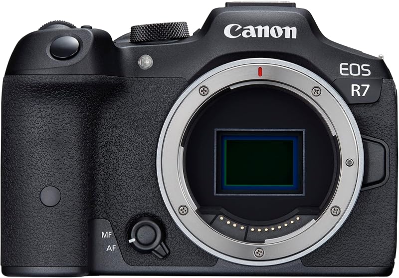 Canon EOS R7 Body 32.5 MP APS-C Dual Pixel CMOS AF II 4K UVC/UAC