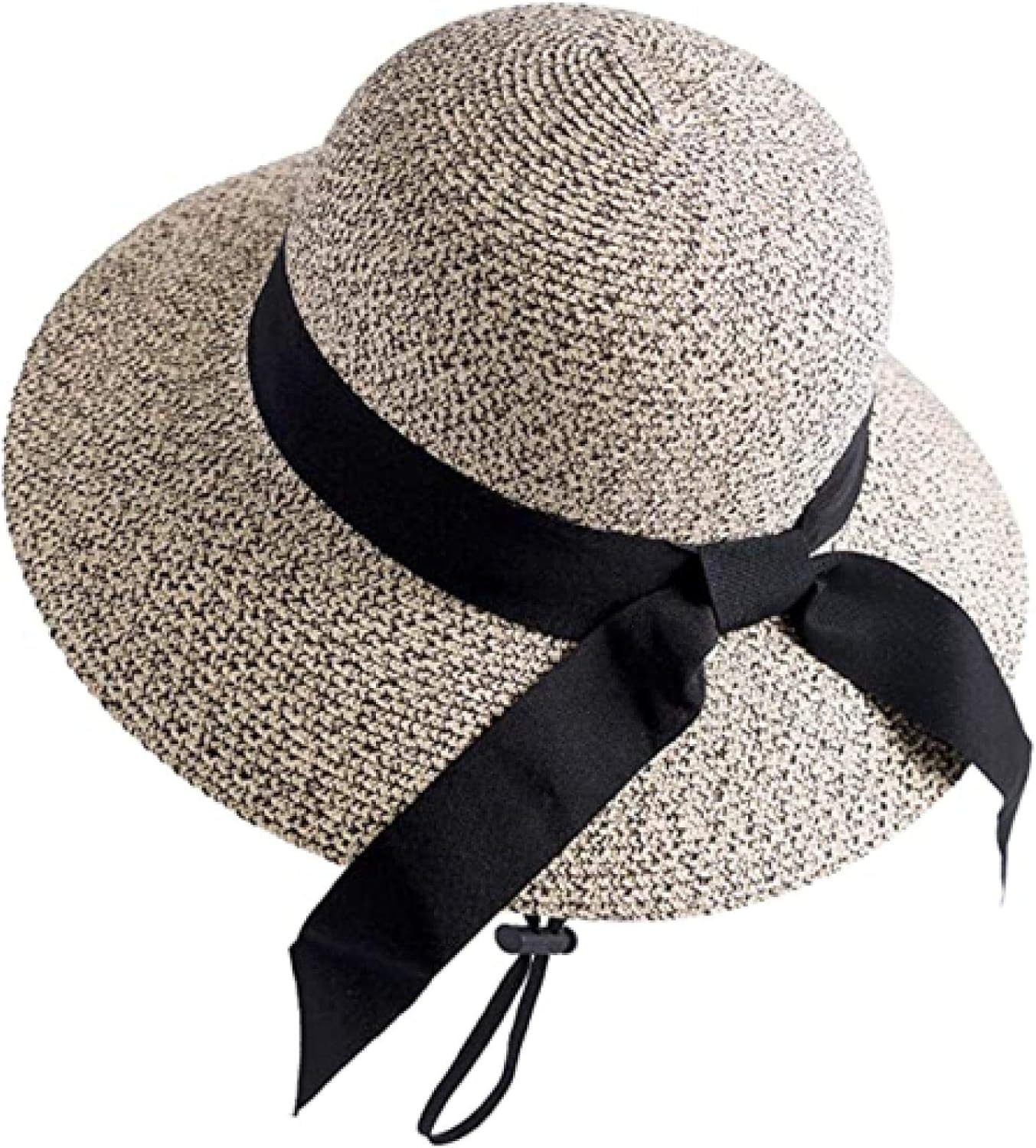 N\A Ladies Summer Hat Ladies Beach Sun Hat Straw Hat Panama Fedora Peak Cap Wide Brim UV