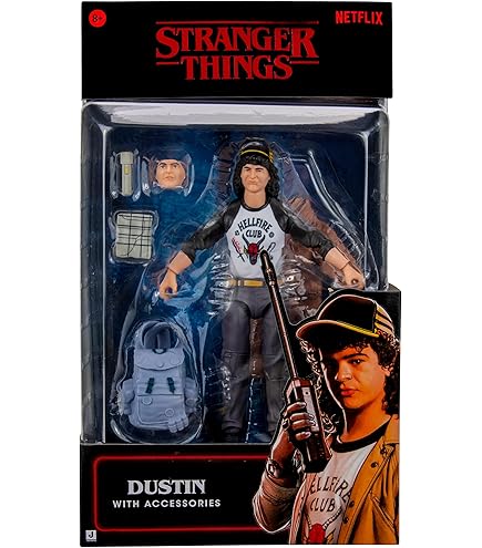 Amazon.com: Stranger Things Eleven and Hopper 2-Pack - Two 4-Inch