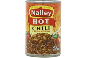 Nalley Hot Chili with Beans, 14-Ounce Cans (Pack of 8)