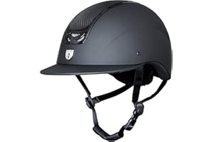 TIPPERARY EQUESTRIAN Horse Riding Helmet - Royal Wide Brim - English Style Protective Horseback Riding Apparel - Safety Helmet with Cooling Ventilation
