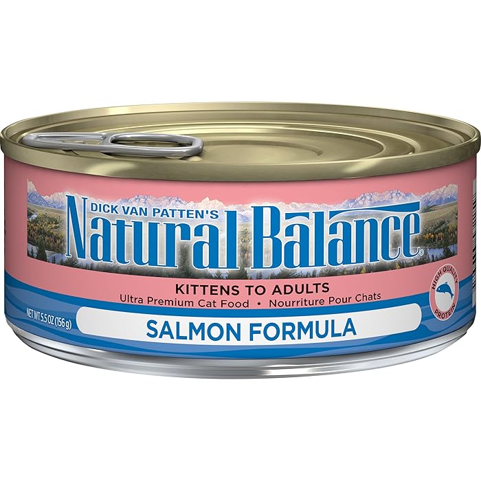 Buy Natural Balance Ultra Premium Salmon Cat Food Wet Canned Food for