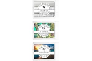Fresh & Clean 3 Pack Assorted Variety - Natural Soy Wax Melts - 100% All American Made - Farm Raised Candles - Paraffin & Dye Free - Pet Safe Non-Toxic Wax Warmer wax melts wax cubes
