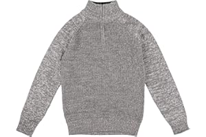Cozeeme Half Zip Long Sleeve Sweater Little Kid to Big Kid