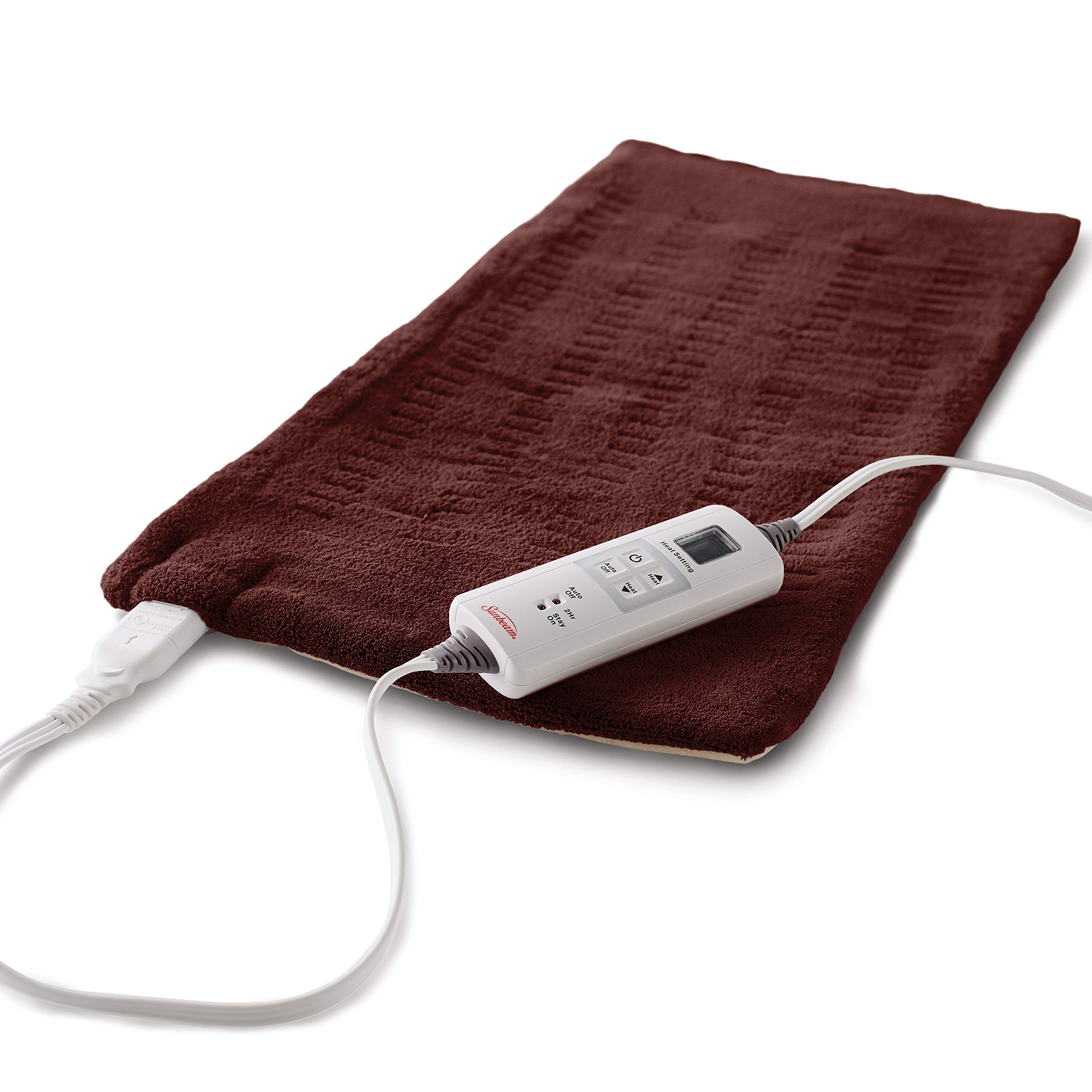Sunbeam Heating Pad for Back Pain Relief SelfInflating, 4 Heat