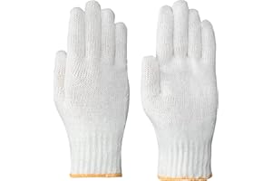 Pioneer V5060300-XL Knitted Work Glove Liner - (Pack of 12), White, XL