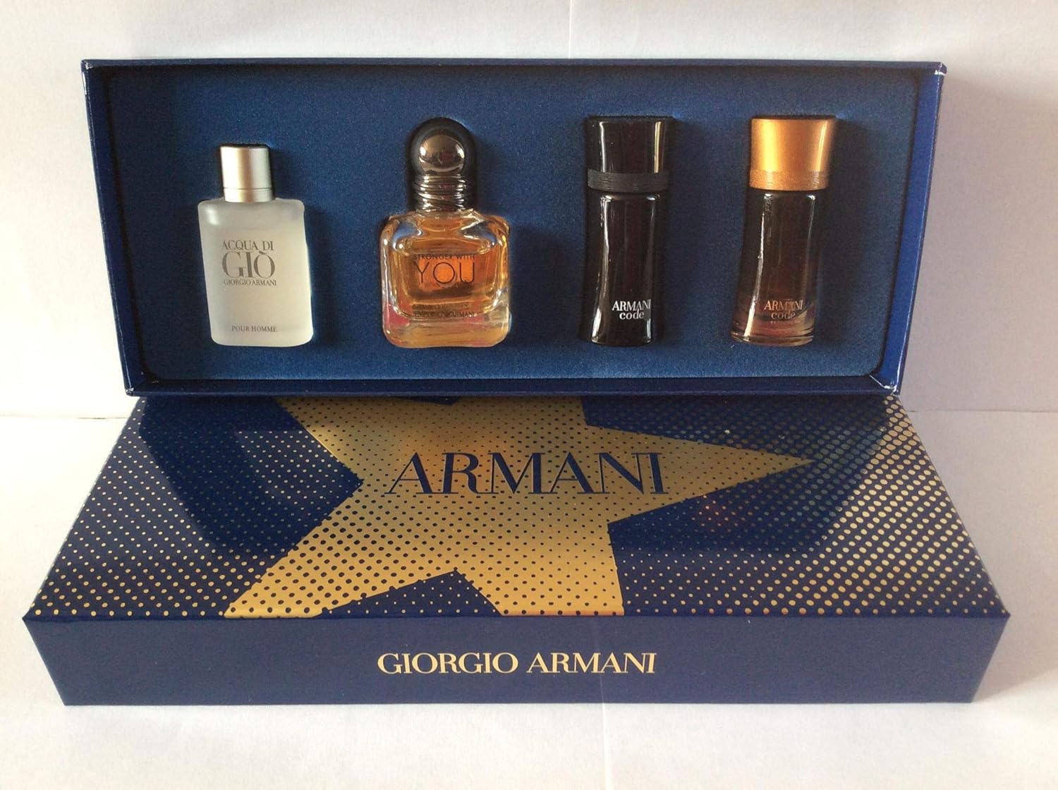 giorgio armani miniature set