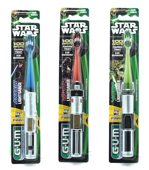 Gum Toothbrush Star Wars Flash Light,color may vary