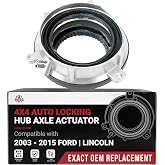 Auto Locking Hub 4WD 4x4 Axle Actuator, Fits Front Right or Left, Compatible with Ford F150, Expedition Lincoln Navigator Vehicles - 2004-2015 - Replaces Part 7L1Z-3C247-A