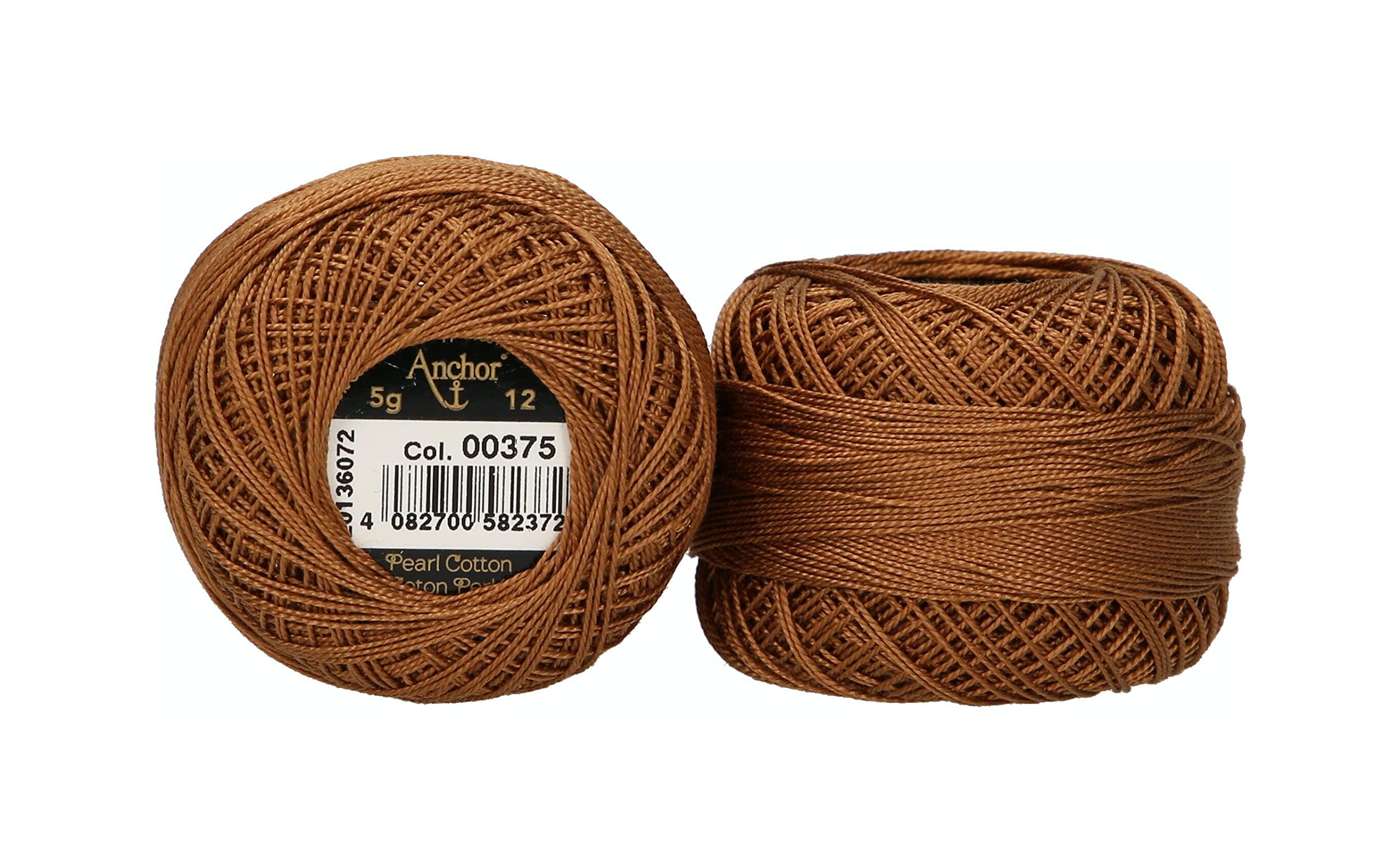 Anchor Pearl Yarn, Thickness: 12, Packaging: 5G, Running Length: 56M 375 Embroidery Threads