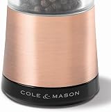 Cole & Mason Horsham Copper Pepper Mill 5 Settings Mess Free Inverta 154mm view 4