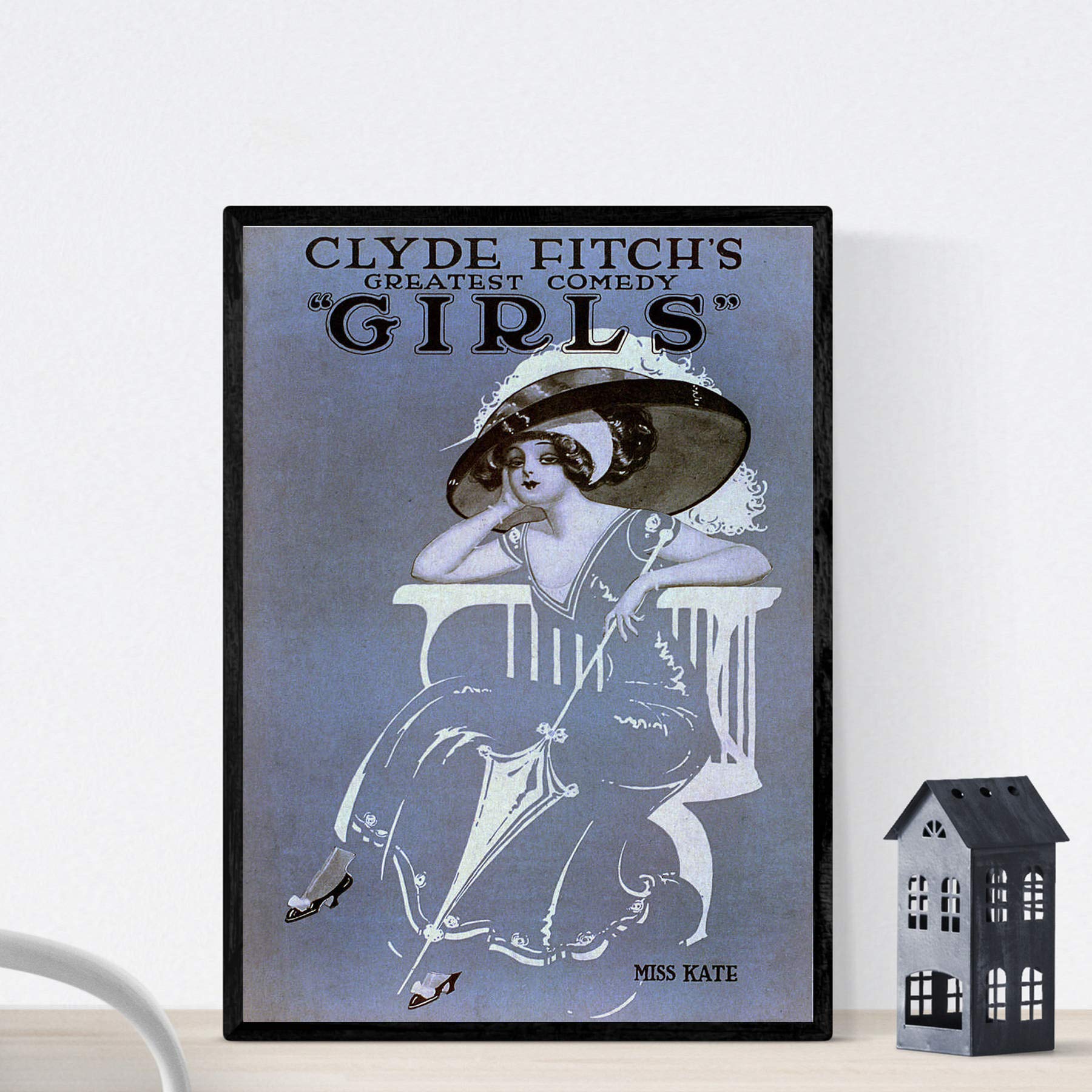 Nacnic Vintage Poster Vintage Poster Girls Broadway 2". A4 size