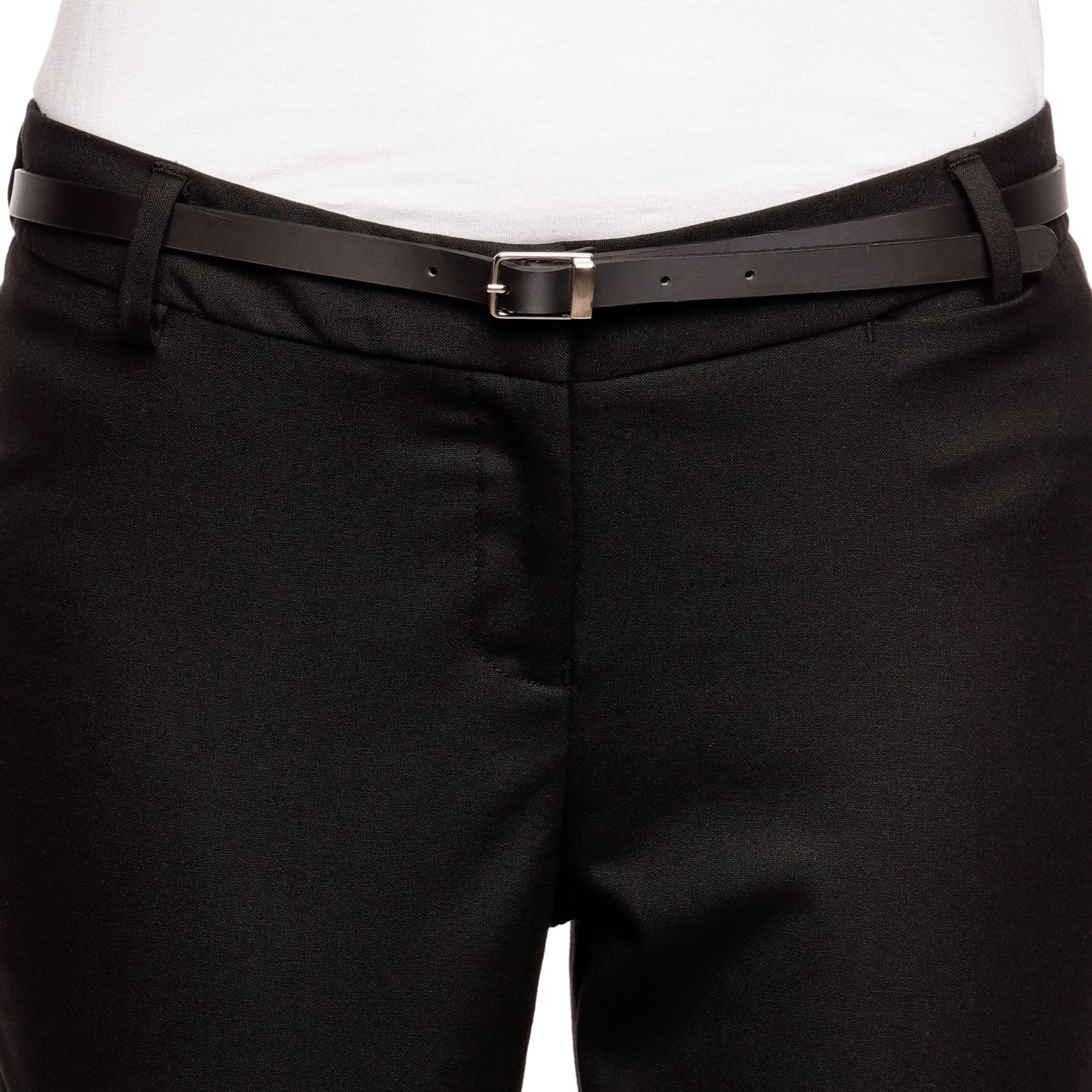 annabelle by pantaloons women's solid trouser