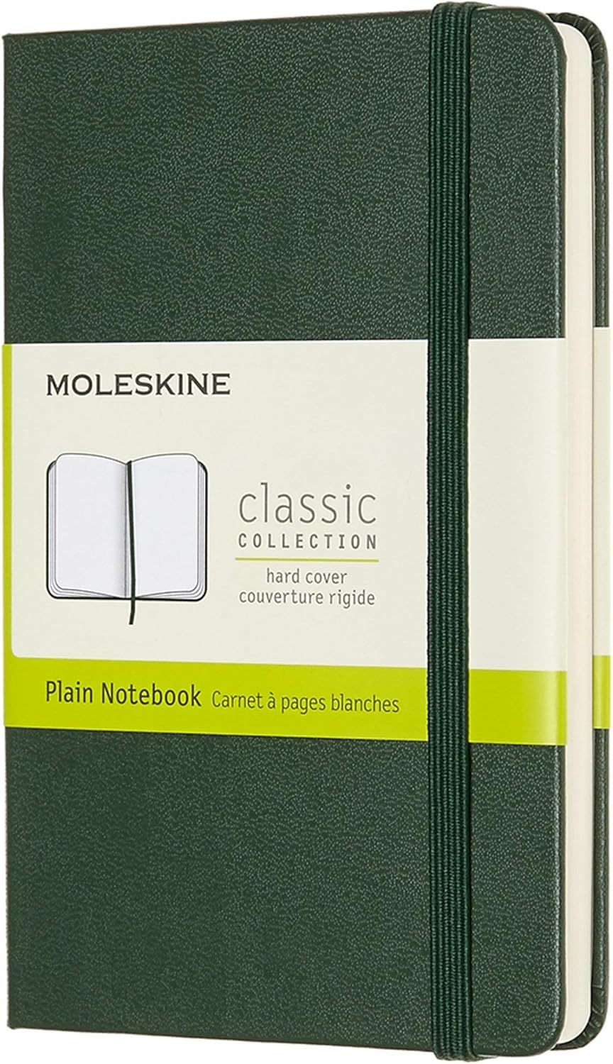 Moleskine Klassisches Blanko Notizbuch (Hardcover mit Elastischem