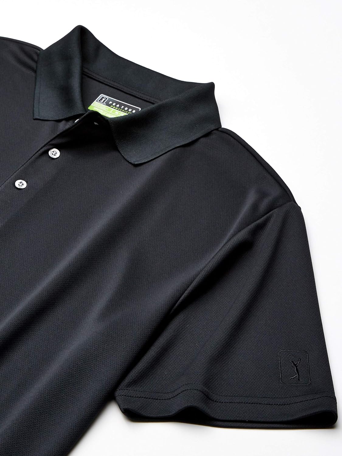 PGA TOUR Men's Airflux Short Sleeve Solid Polo-Shirts at  Men’s Clothing store