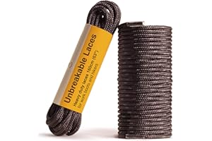 Adventure Andy Unbreakable Laces – Heavy Duty Boot Laces for work Boots and Hikers. Tougher Than Kevlar Laces