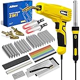 Allturn Plastic Welder,Plastic Welding Kit 3 in 1,Plastic Repair Welder Kit,1000pcs Plastic Welding Staples,Plastic Welding R