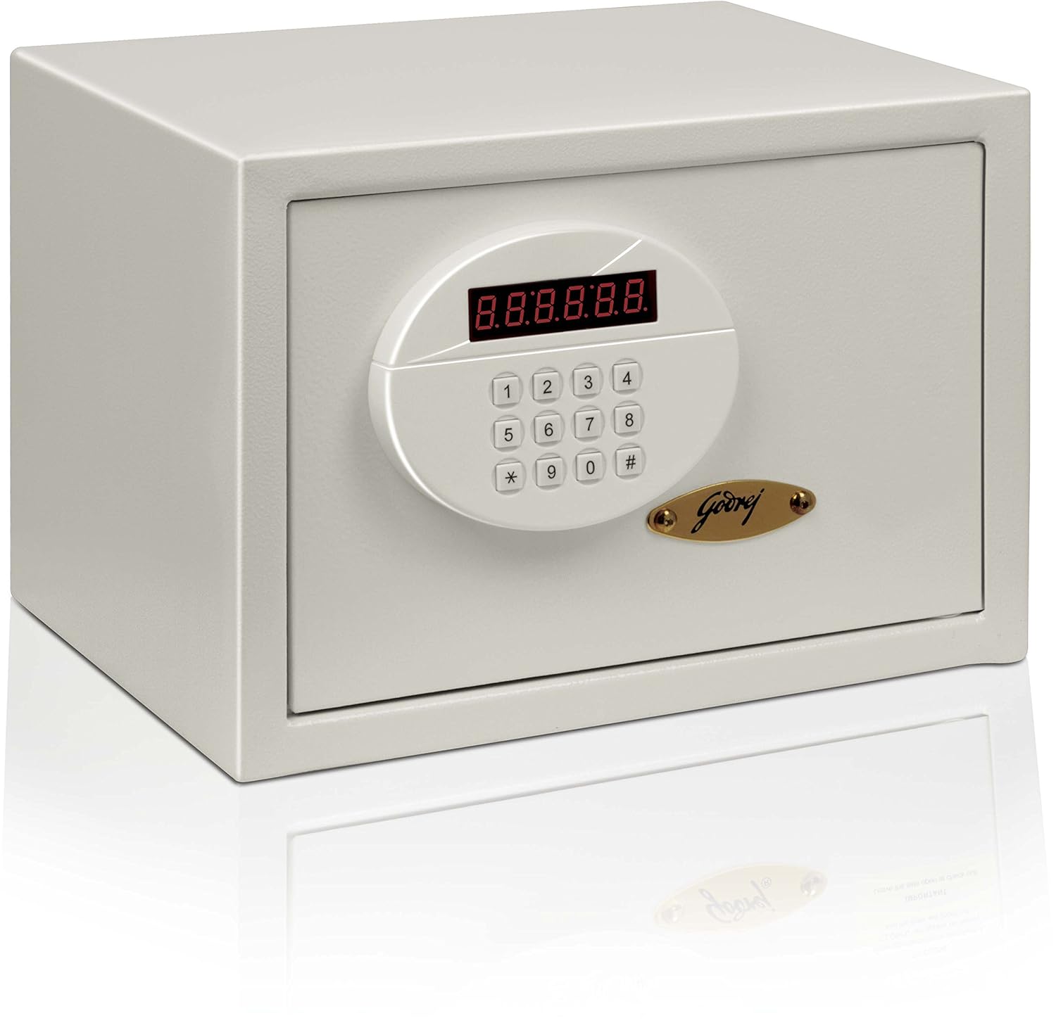 Buy Godrej Taurus Electronic Safe (Ivory, Powder Coated Finish) Online