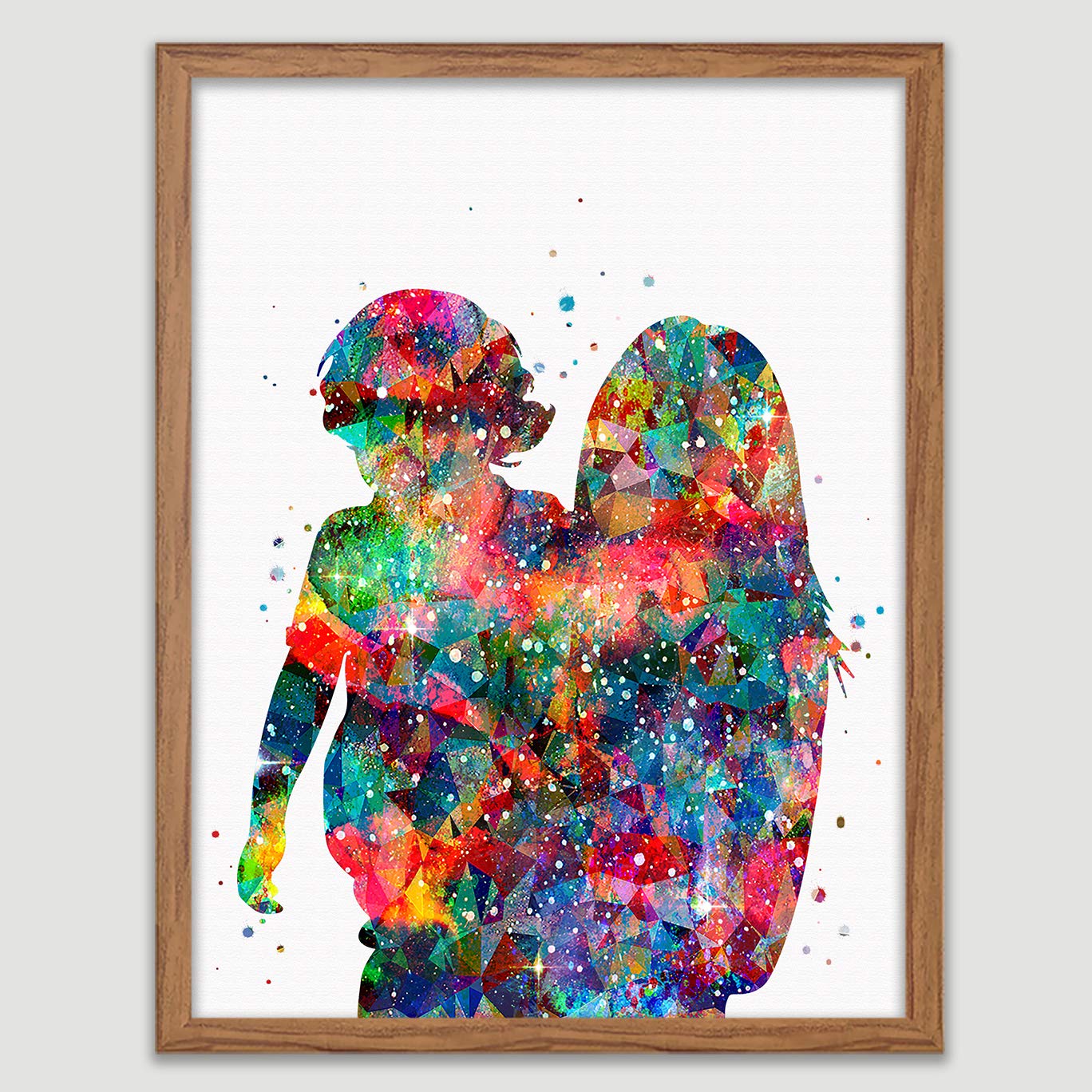Amazon Com Mom And Son Watercolor Poster Mother And Son Art