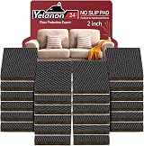 Yelanon Non Slip Furniture Pads 24 Pcs 50mm Self Adhesive Rubber Feet